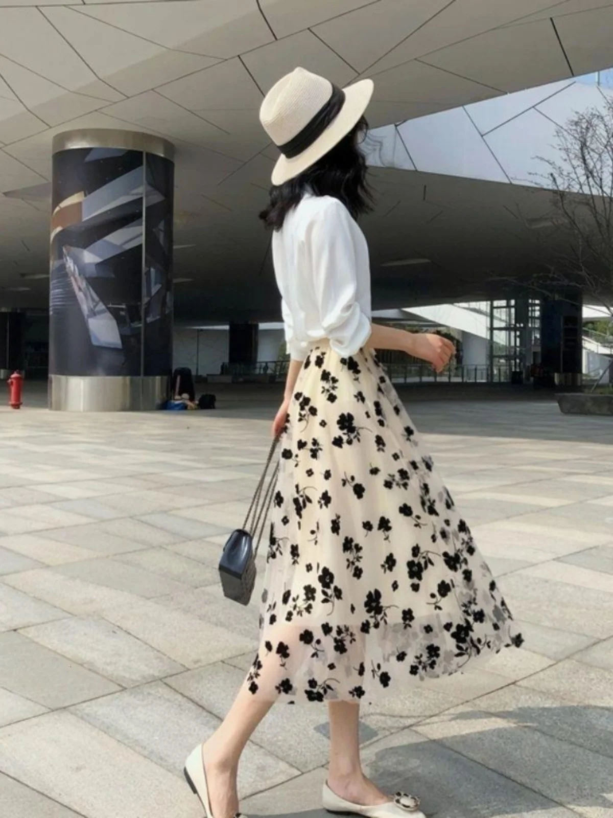 

Элегантная юбка миди с кружевом и высокой талией из ледяного шелка для женщин, летняя модная юбка-основа для мам 40-49 лет