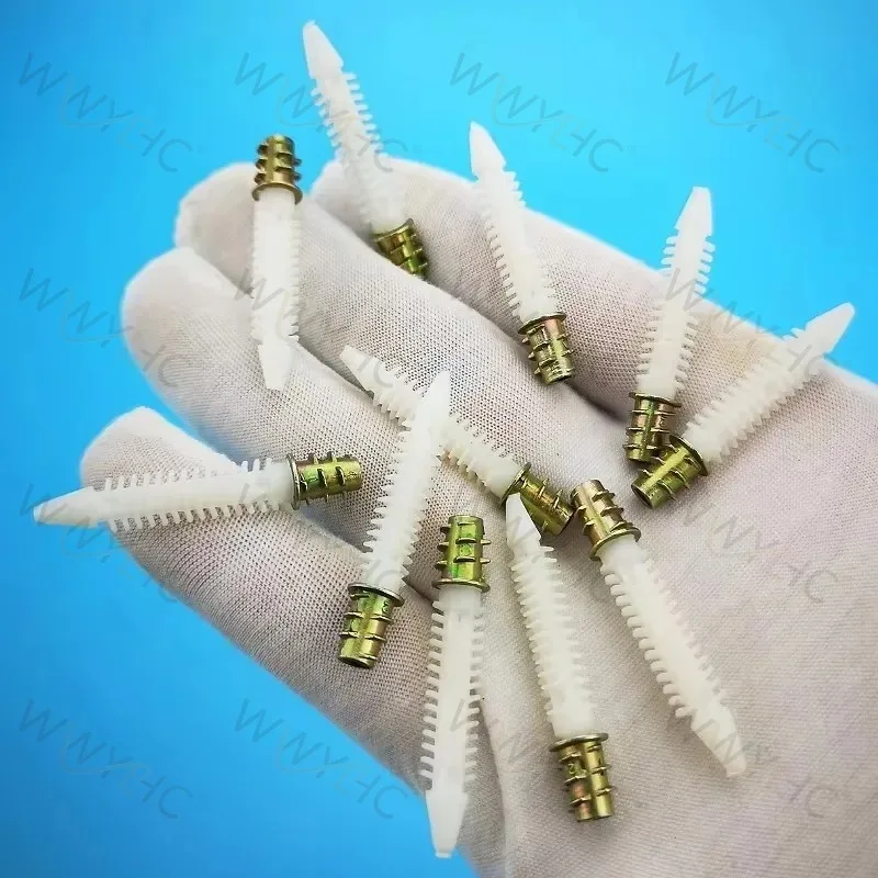 New Aluminum Groove Letter Installation Hook Screw Assembly Nut Metal Mark Pre Embedded Installation Nut 1000 Pcs SY1608