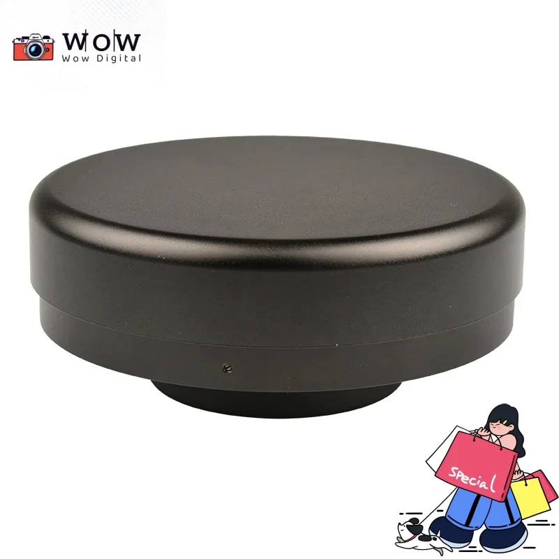 VLOGMAGIC 52MM / 58MM / 62MM /67MM / 72MM 0.3X Ultra Fisheye Wide Lens Adapter with Hood Only for Video Cameras Camcorders