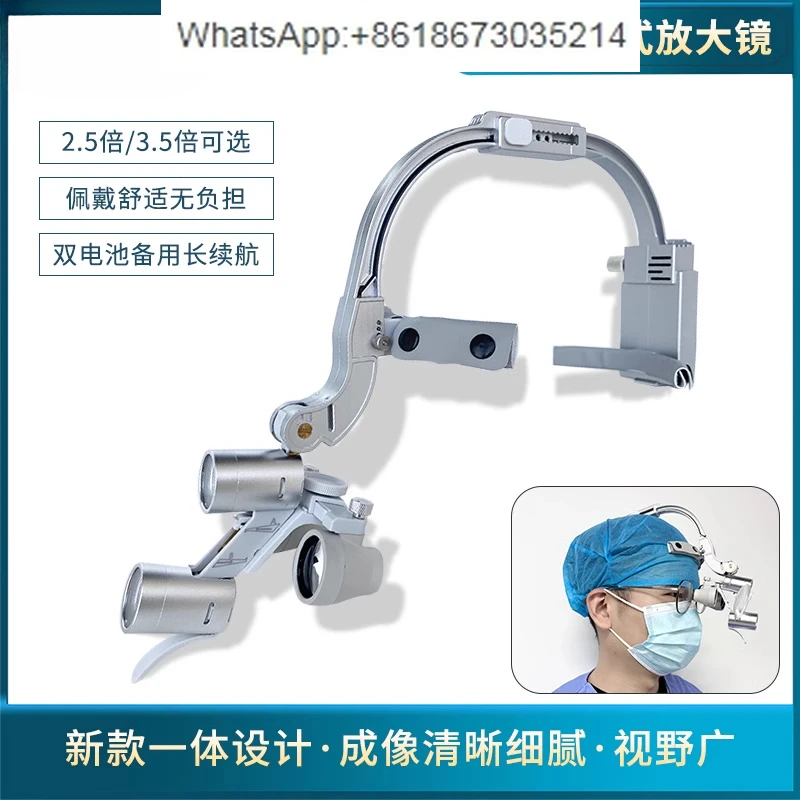 Head-mounted magnifying glass Oral headlights Ear, nose and throat surgery clinic Instruments and tools Oral care