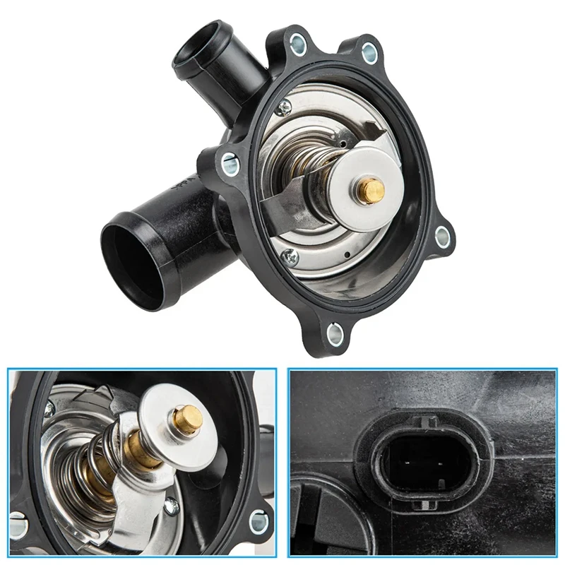 Engine Coolant Thermostat 079121115BA 079121115BF 079121115BK/N For  A6 C6 2006-11 A8L D3 2006-10 Q7 4.2 2006-2010