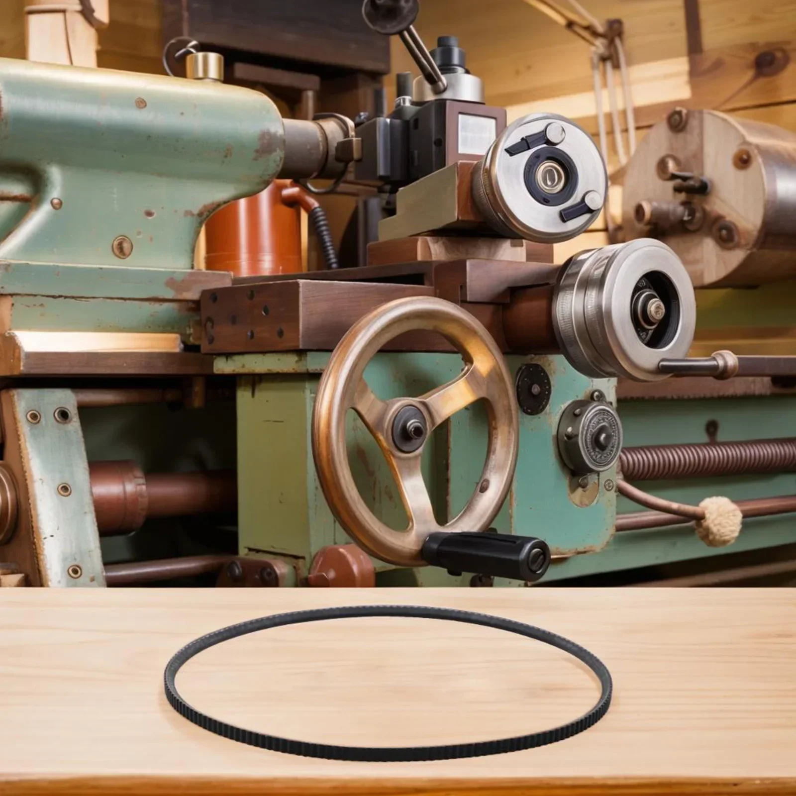 5M450 Belt Lathe Belt For Lathe Machine Repair Easy Installation Long Service Life Excellent Stretch Performance