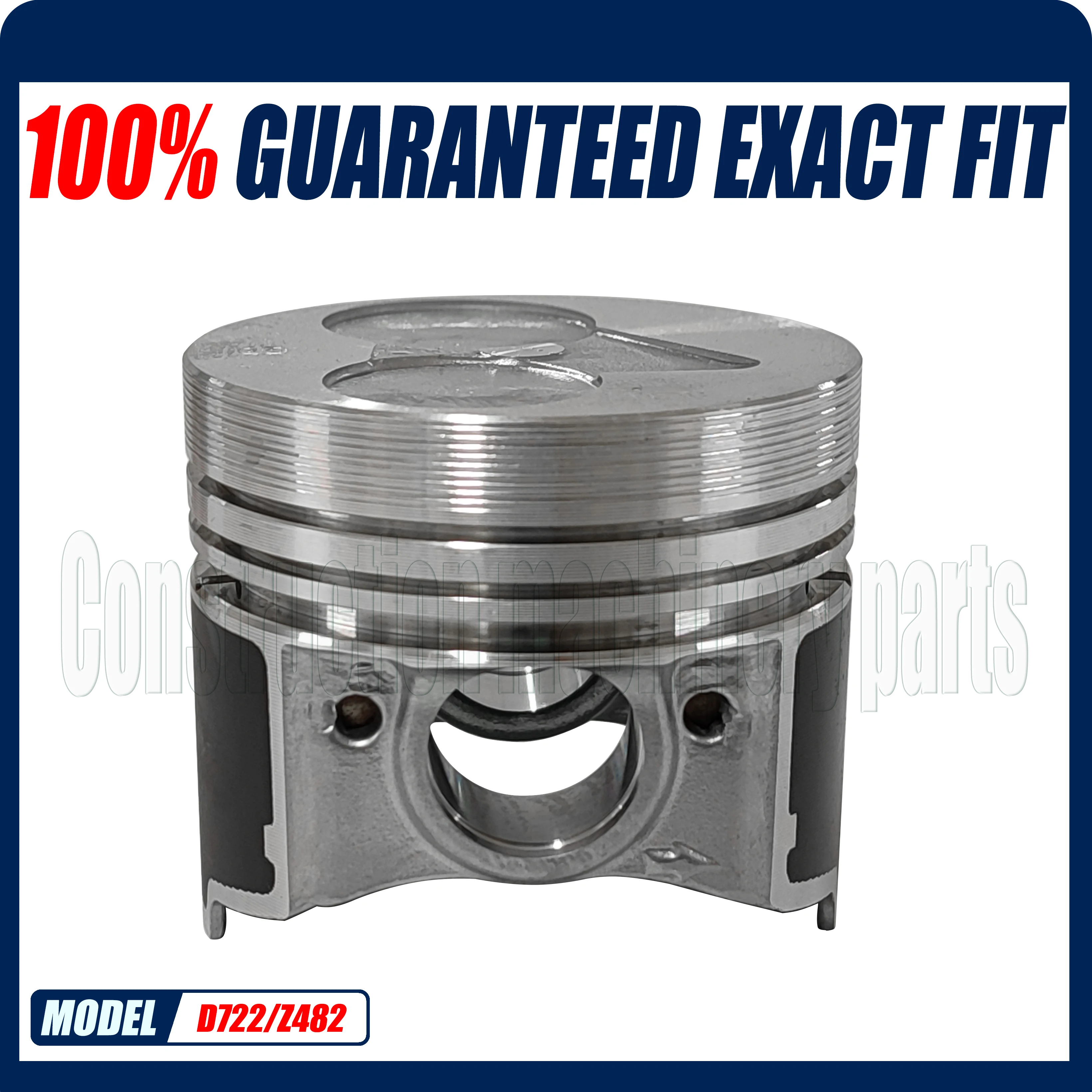 Imagem -04 - Pistão 67 mm para Kubota D722 Z482 Motor Diesel 1685121110 Jogo do Pistão