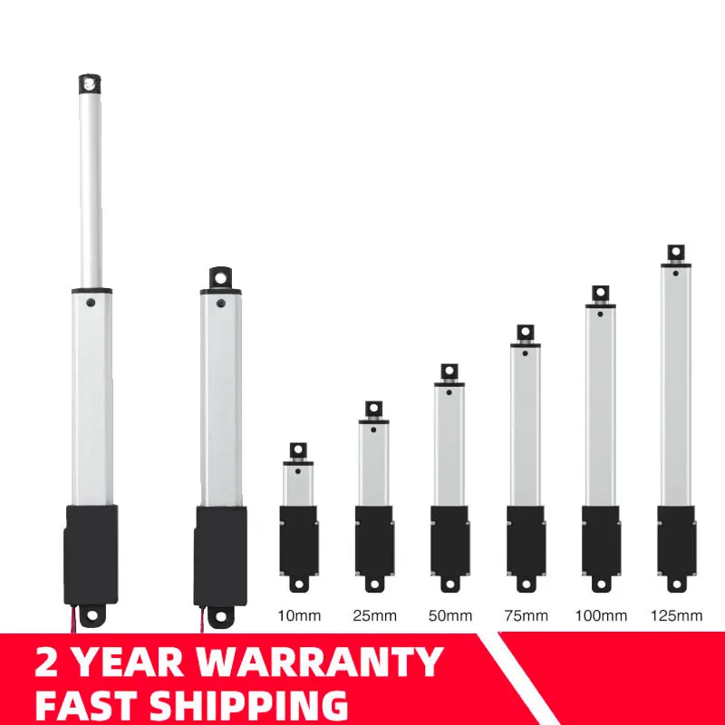 Micro DC Linear Actuator – 30–150 mm Stroke, 188 N product image
