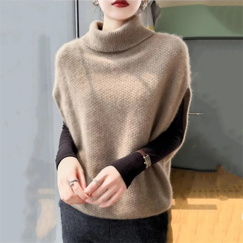 2024 Otoño/Invierno señora temperamento mujer Jersey chaleco suéter chaqueta madre de mediana edad elegante señoras chaleco suéter