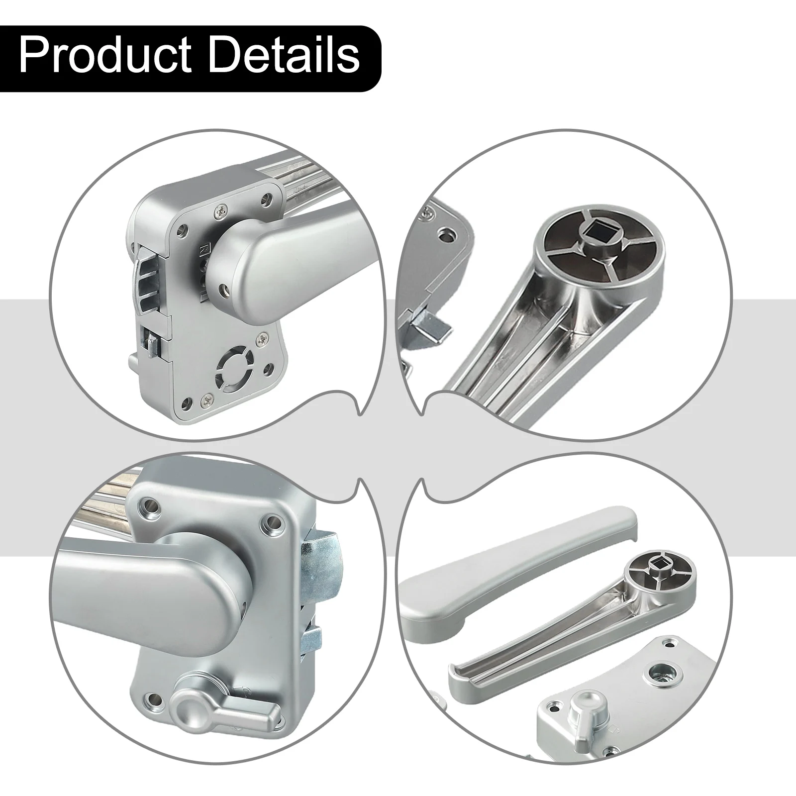 RV Bathroom Door Lock Toilet Door Latch Dining Car Toilet Door Lock Handle Knob Locks RV Furniture Hardware Accessories