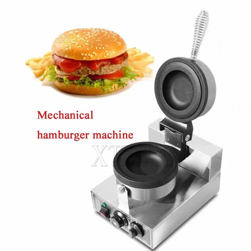 Машина для приготовления гамбургеров, тортов, машина для гамбургеров, электрическая вафельница для мороженого