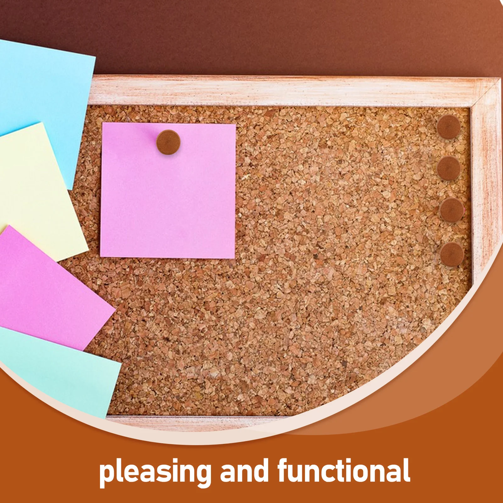 دبابيس ضغط خشبية مزخرفة 100 قطعة مسامير جدارية صغيرة لخريطة معلقة عرض الصور لوحة الفلين زينة دبابيس وضع العلامات الحرفية #2