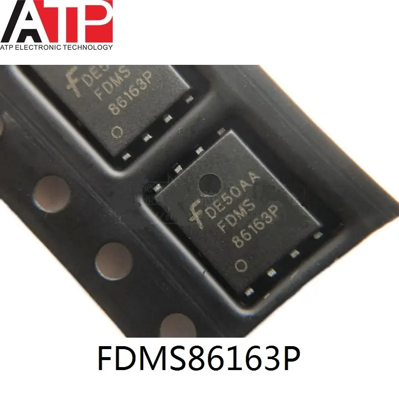 (10piece) New Original FDMS86163P FDMS 86163P PQFN-8 MOSFET Transistors P-CH 100V 7.9A/50A 8PQFN