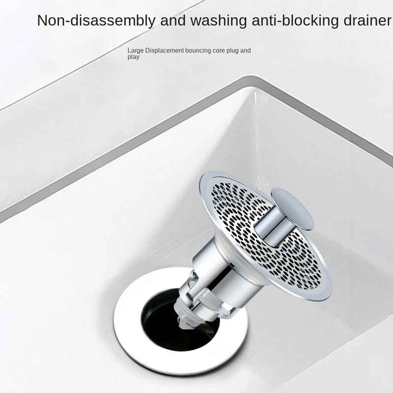 1 PCS Stainless Steel Mesh Sink Filter Kitchen Sewer Anti-Blocking Strainers Floor Drains Hair Catcher Waste Plug Filters