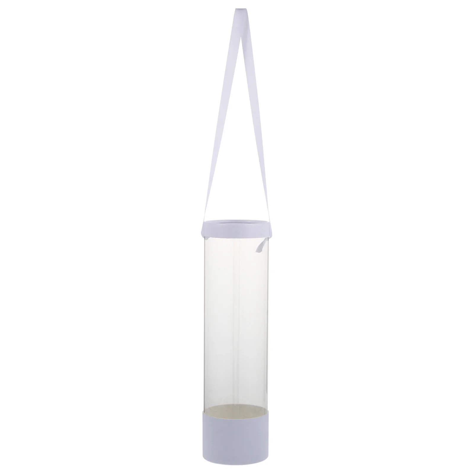 

Transparent Long Tube Flower Box PVC Packaging for Bouquet Wedding Birthday Supplies Lightweight Gift Round Design