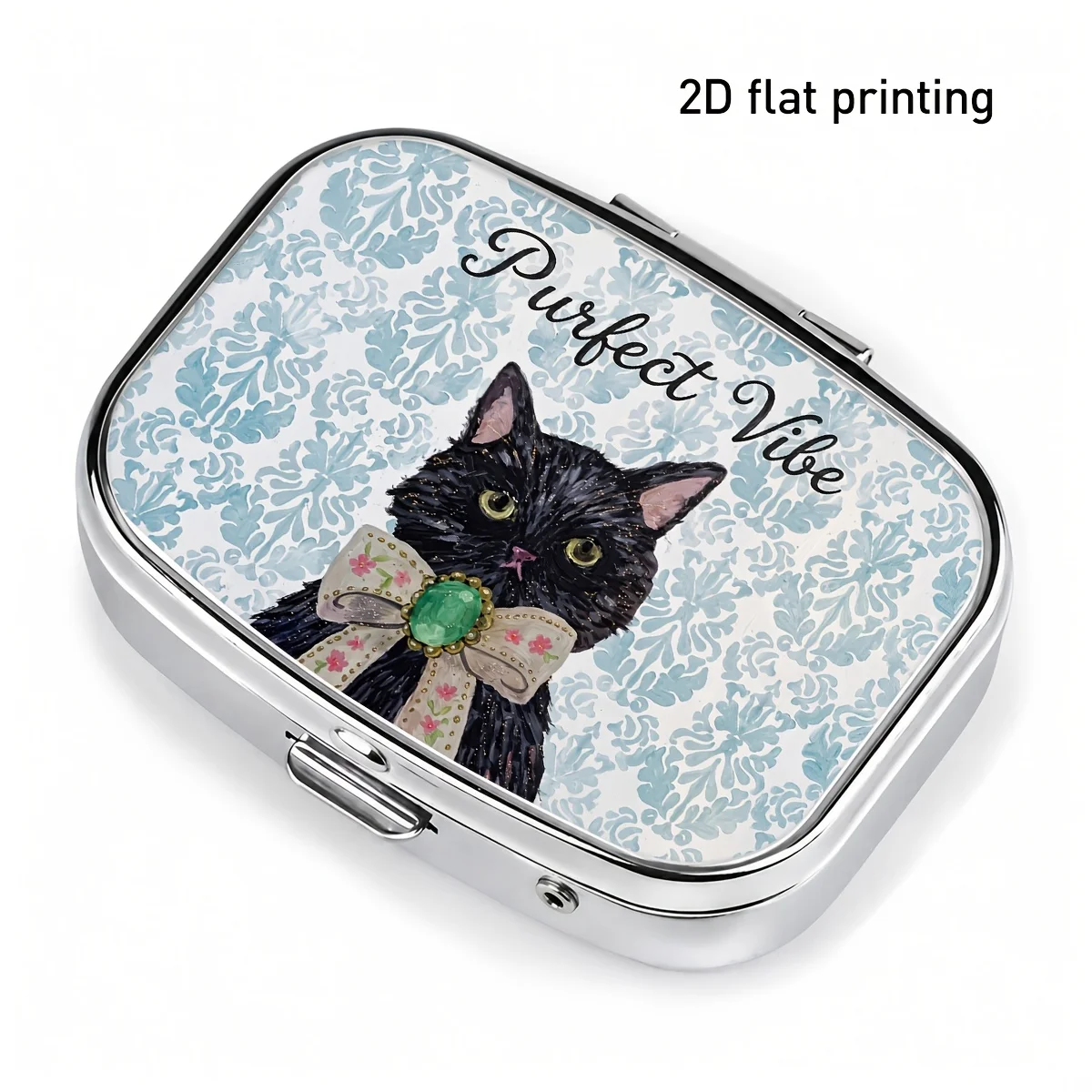 Portable Square Medicine Box, Compartmentalized and Sealed Small Medicine Box, Medicine Storage Box, Travel Pill Box