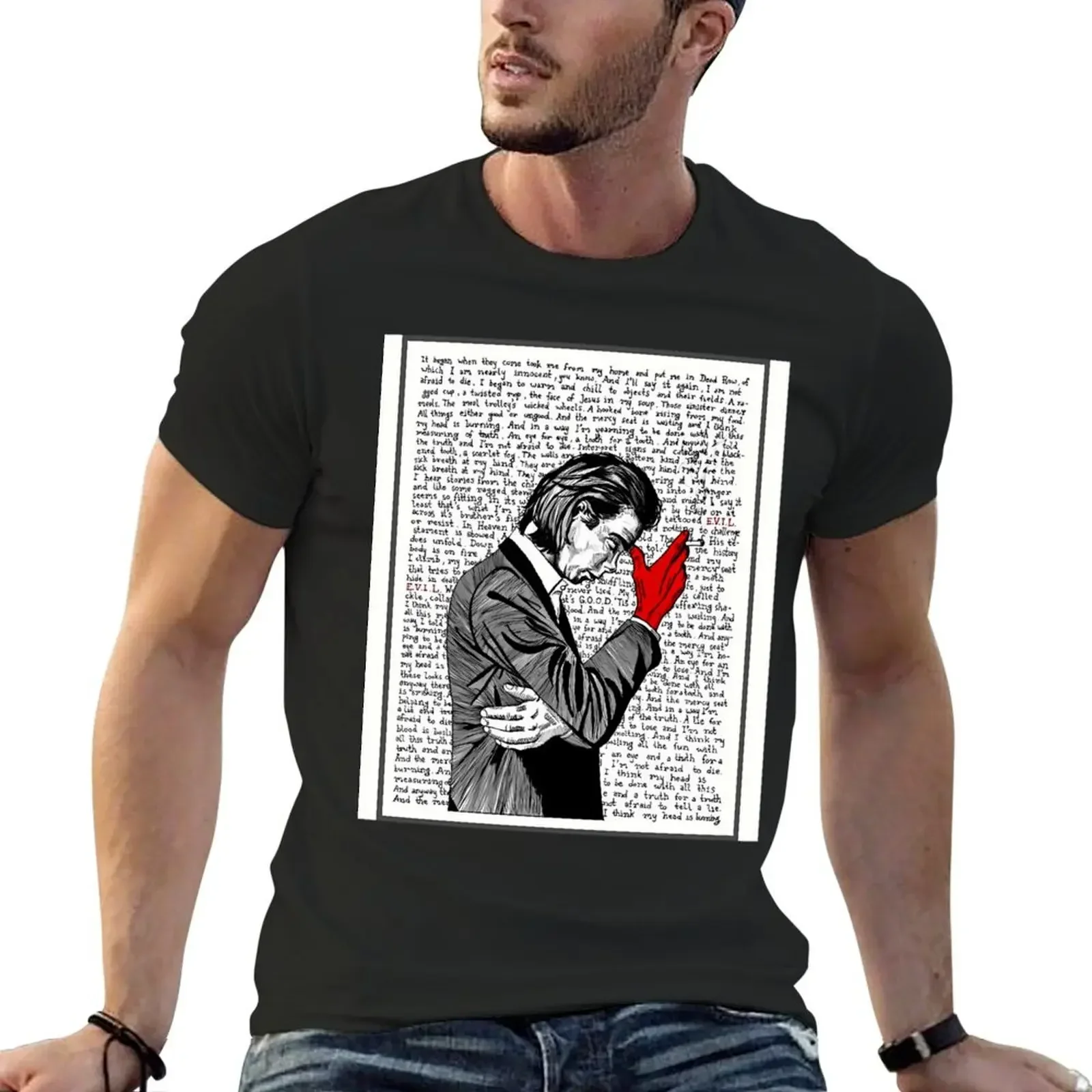 Nick Cave nick Cave T-Shirt graphic tee shirt baggy shirts oversized oversizeds clothing for men