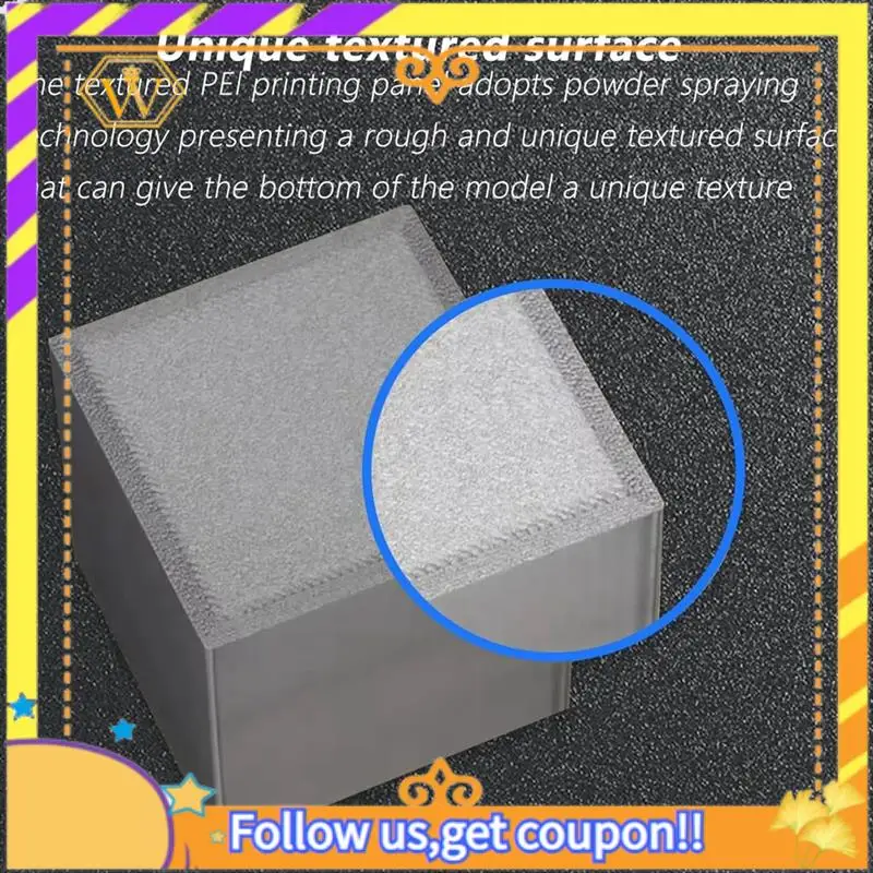 

Latest-Build Plate Double-Sided PEI Coating Textured Sheet Flexible Spring Steel Magnetic Platform Plate For Creality K1 S1