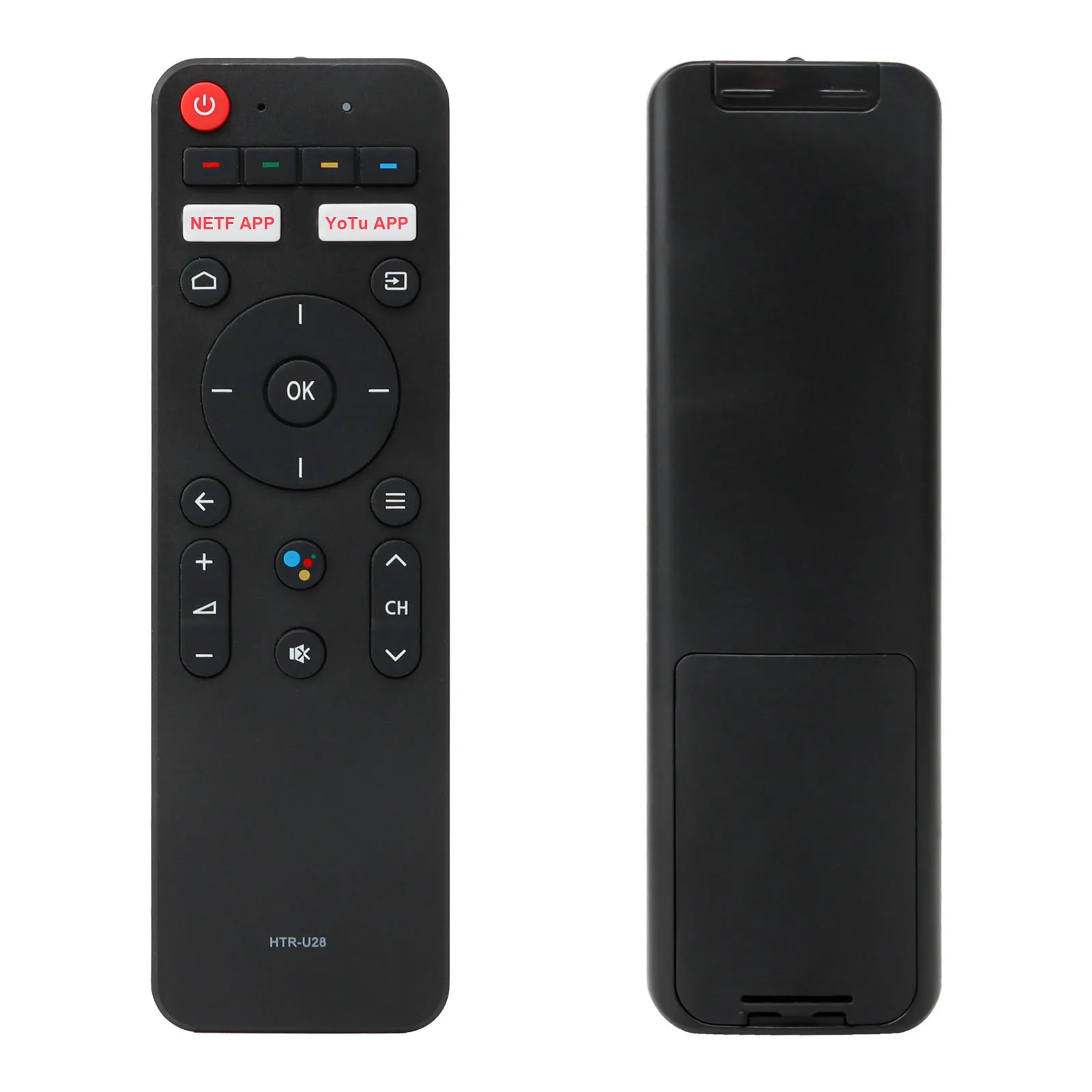 جهاز تحكم عن بعد بديل لتلفزيون Haier 4K UHD الذكي Android HTR-U28 H50S6UG H55S6UG H65S6UG بدون وحدة تحكم صوتية