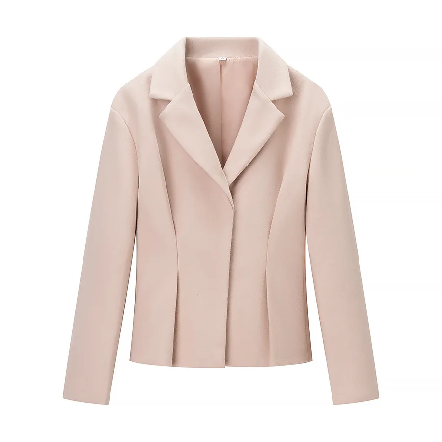 الخريف والشتاء المرأة موضة الياقة المدورة السترة عالية الخصر بلون سليم صالح منتصف طول ألف خط تنورة قطعتين مجموعة #5