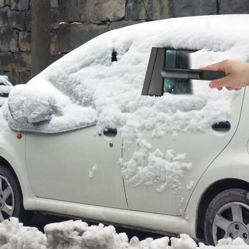 Window With Extended Handle Winter Windshield Ice Scraper Anti Scratch Ice Remover For Car SUVs Window Cleaning Accessories