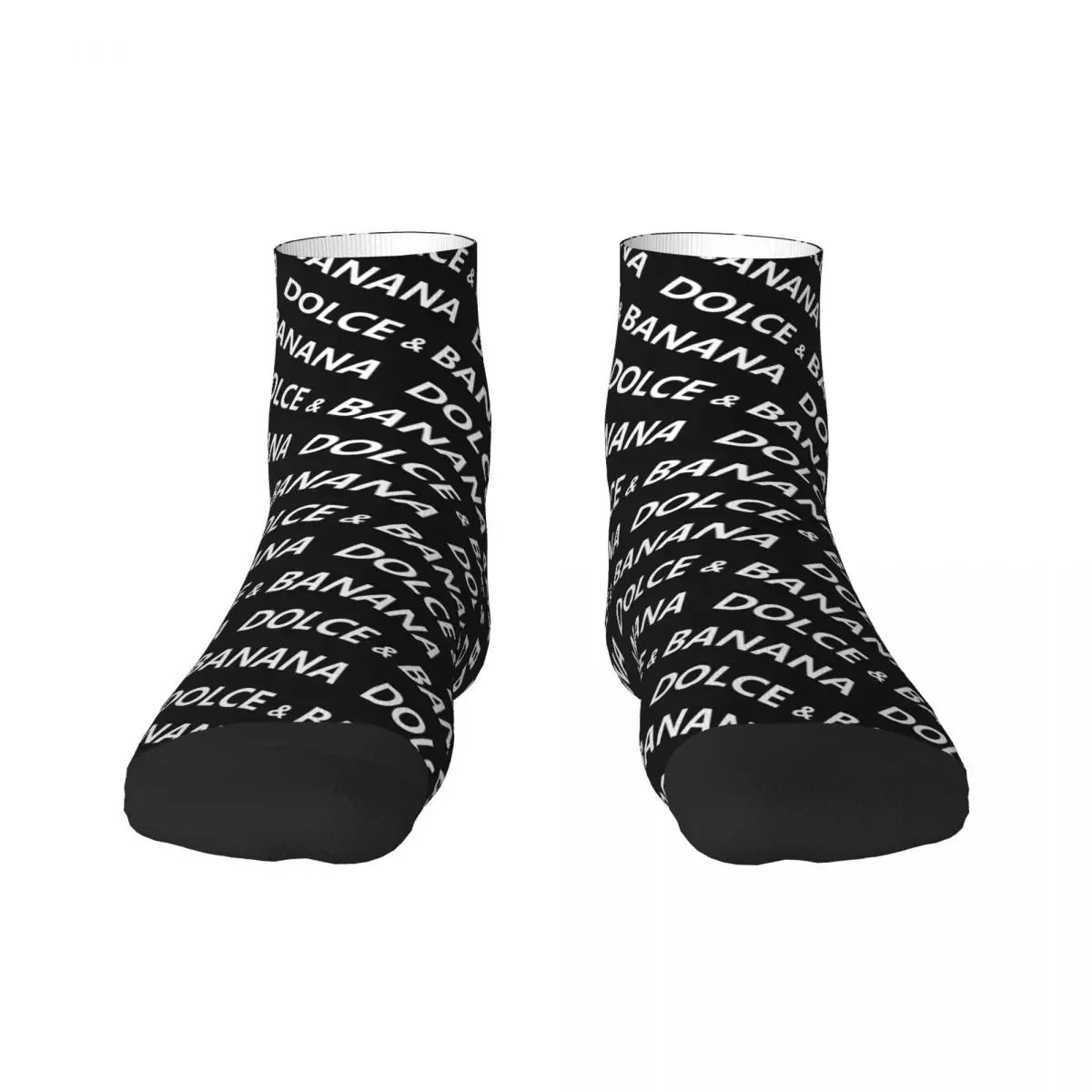 Dolce Banana Men's Crew Socks Unisex Fashion 3D Printing Dress Socks