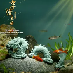 Simulated Dragon Fish Jar Scenery Divine Dragon Ornament Aquarium Decoration Accessories