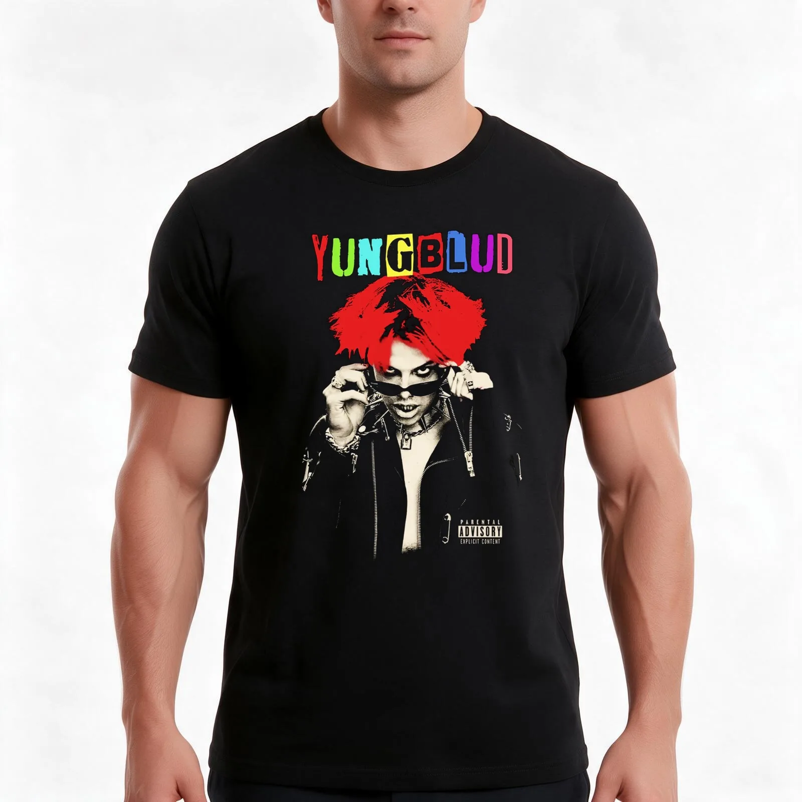 mn yungblud T-Shirt Summer Casual Cotton Tee Oversized Streetwear Tops Vintage Graphic Print Loose Fit Short Sleeve
