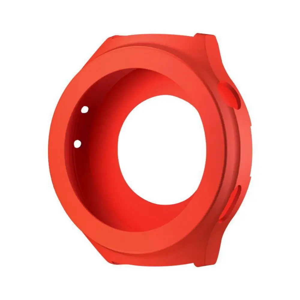 Silicone Protector Case Shockproof Colorful Shell Bumper Frame Fall Prevention Scratch-resistant for Huawei Watch 4 Pro