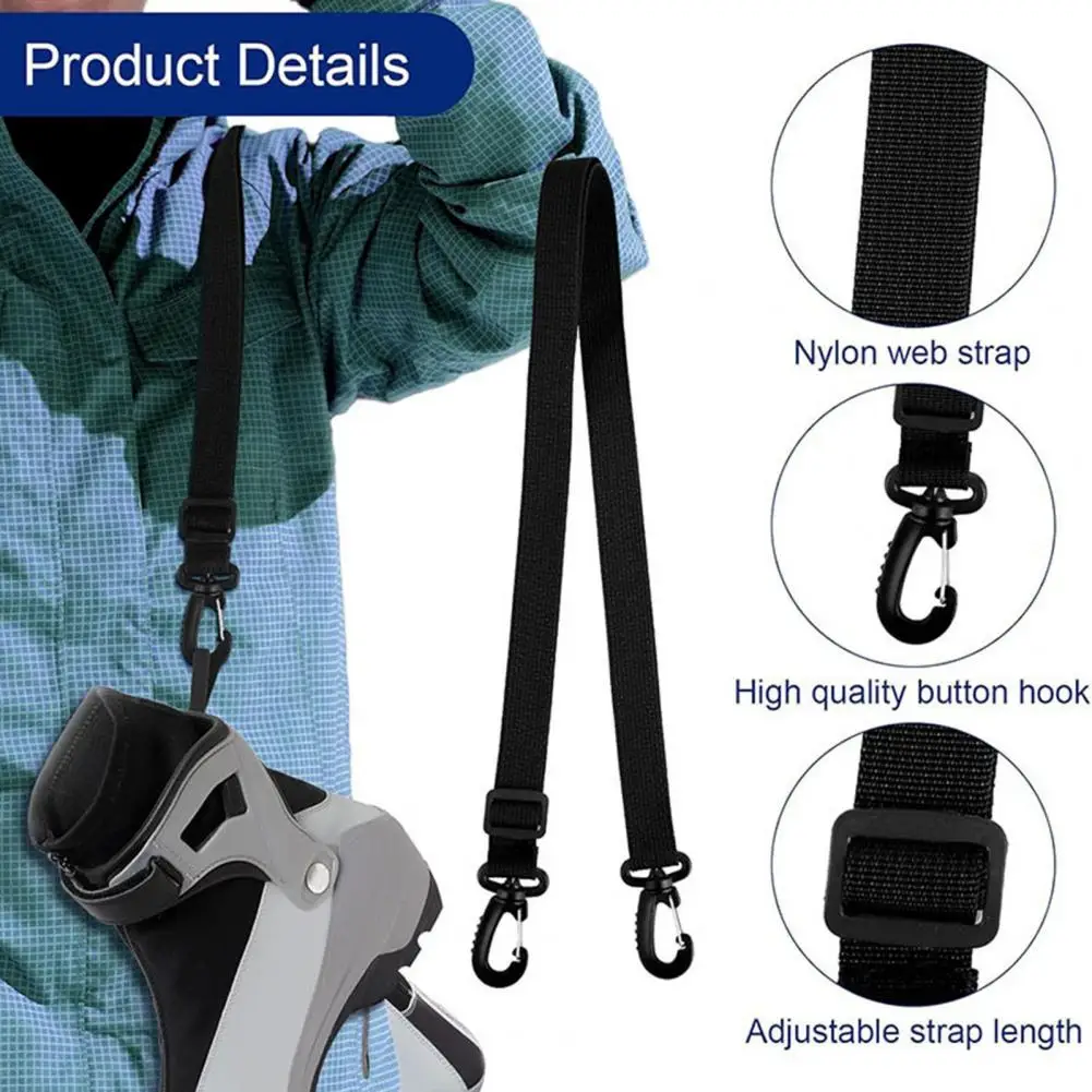 4Pcs Ski Gloves Safety Strap Elastic Ski Gloves Wrist Strap Winter Sports Gloves Leash Holder Ski For Skiing Mountaineering Tool