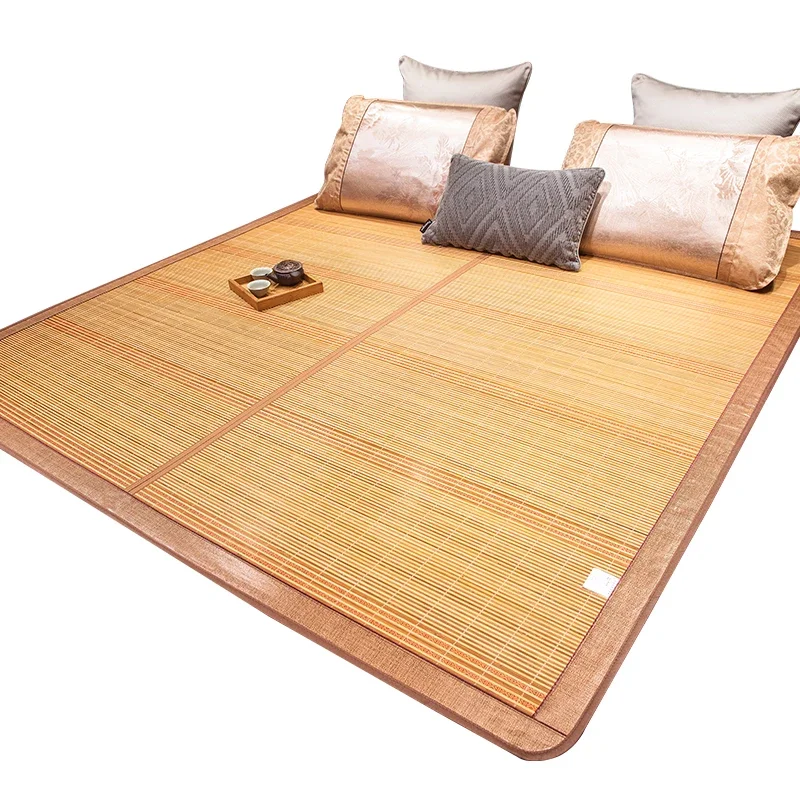 

Bamboo mat summer super cool mattress 1.5/1.8m bed folding double-sided grass mat double single student dormitory mat