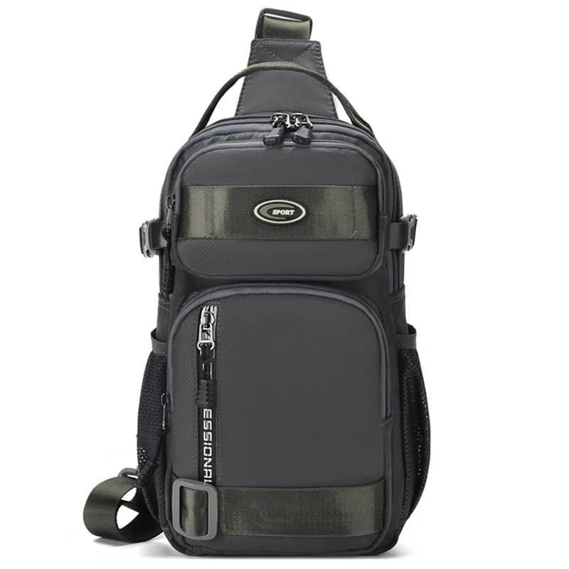 Reitrucksack für Herren, Herren-Brusttasche, lässige Herren-Umhängetasche, leichte und geräumige Crossbody-Tasche – Detail 4