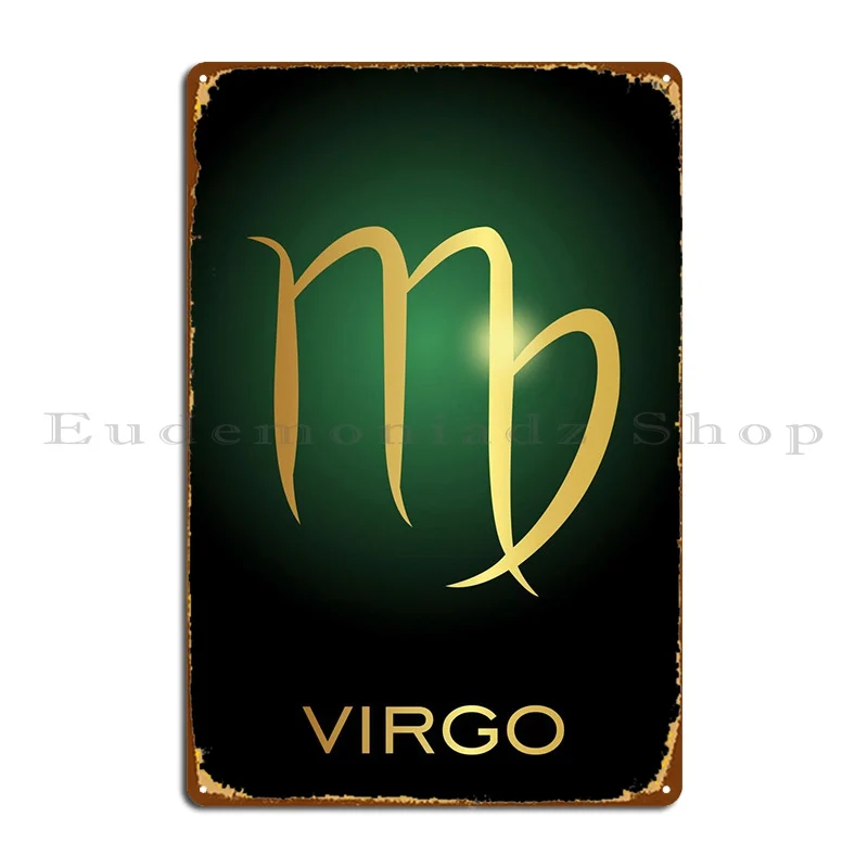 

VIRGO Metal Sign Garage Pub Garage Print Wall Pub Tin Sign Poster