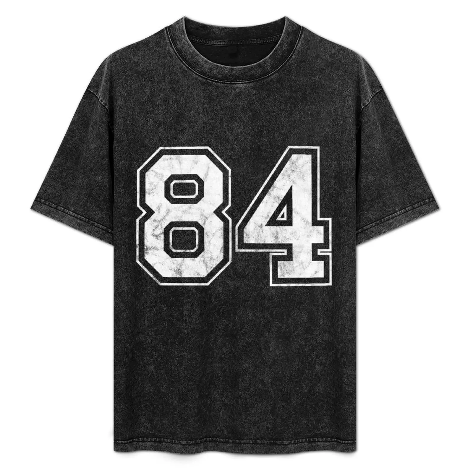 

Number 84 T-Shirt Casual All Match Short Sleeve T-Shirt
