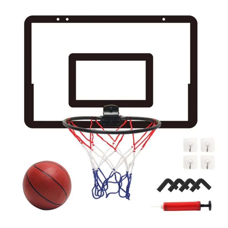 Indoor Mini Basketbalring Set Punch Gratis Hangend Type Mobiele Mini Basketbalring Voor Deur