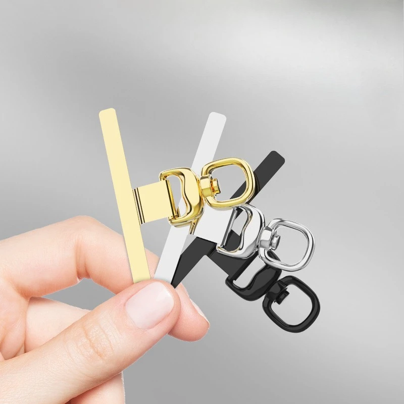 

Универсальный ремешок-держатель для телефона из нержавеющей стали 360° ° Вращающаяся ультратонкая металлическая накладка-держатель для телефона с застежкой