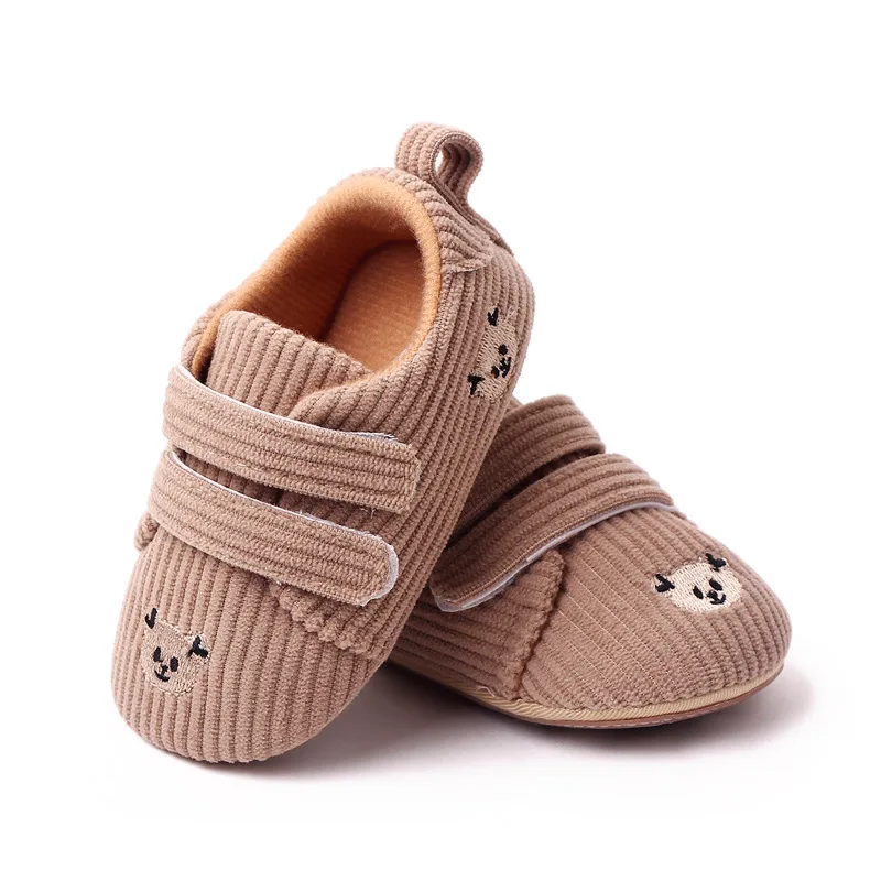 0-1 Year Spring and Autumn Style Cartoon Casual Anti drop Baby Shoes Soft Sole Baby Girls Boys Cotton First Walkers