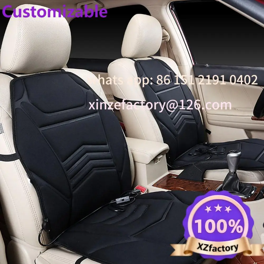 Customizable  Car Heated Sea 12V Car Seat Heating Cushion Cover for Winter Cold Days Car Heated Seats Winter Seat Heater