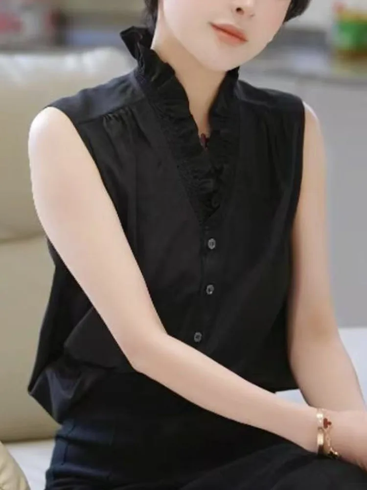 Faionable Slimming Svel irt ملابس خارجية غير رسمية فريدة من نوعها لون نقي للتنقل Sle فضفاضة تناسب زر التفاصيل طول منتظم #3