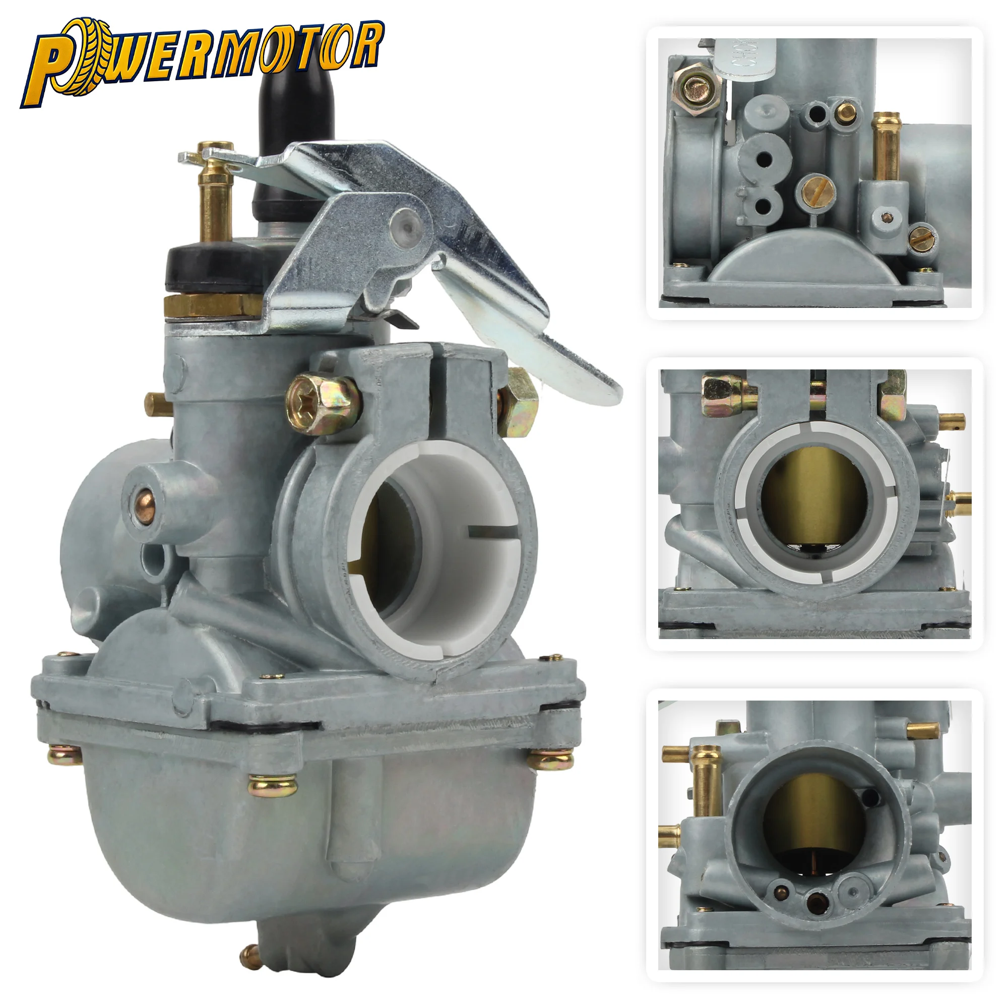 

VM20 Motorcycle Racing 20mm Carburetor For 50cc 100cc 125cc Enduro Motocross Dirt Bike ATV UTV Universal Carb Accessories