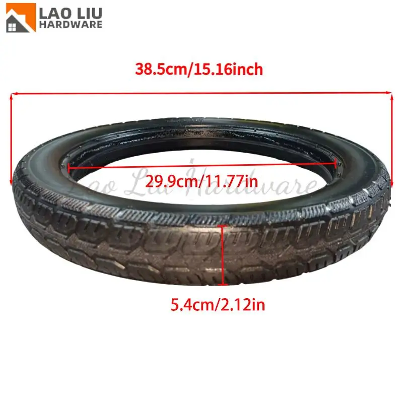 Pneumatici pieni, pneumatici non gonfiabili, 16 pollici, accessori per veicoli elettrici 16x2.125