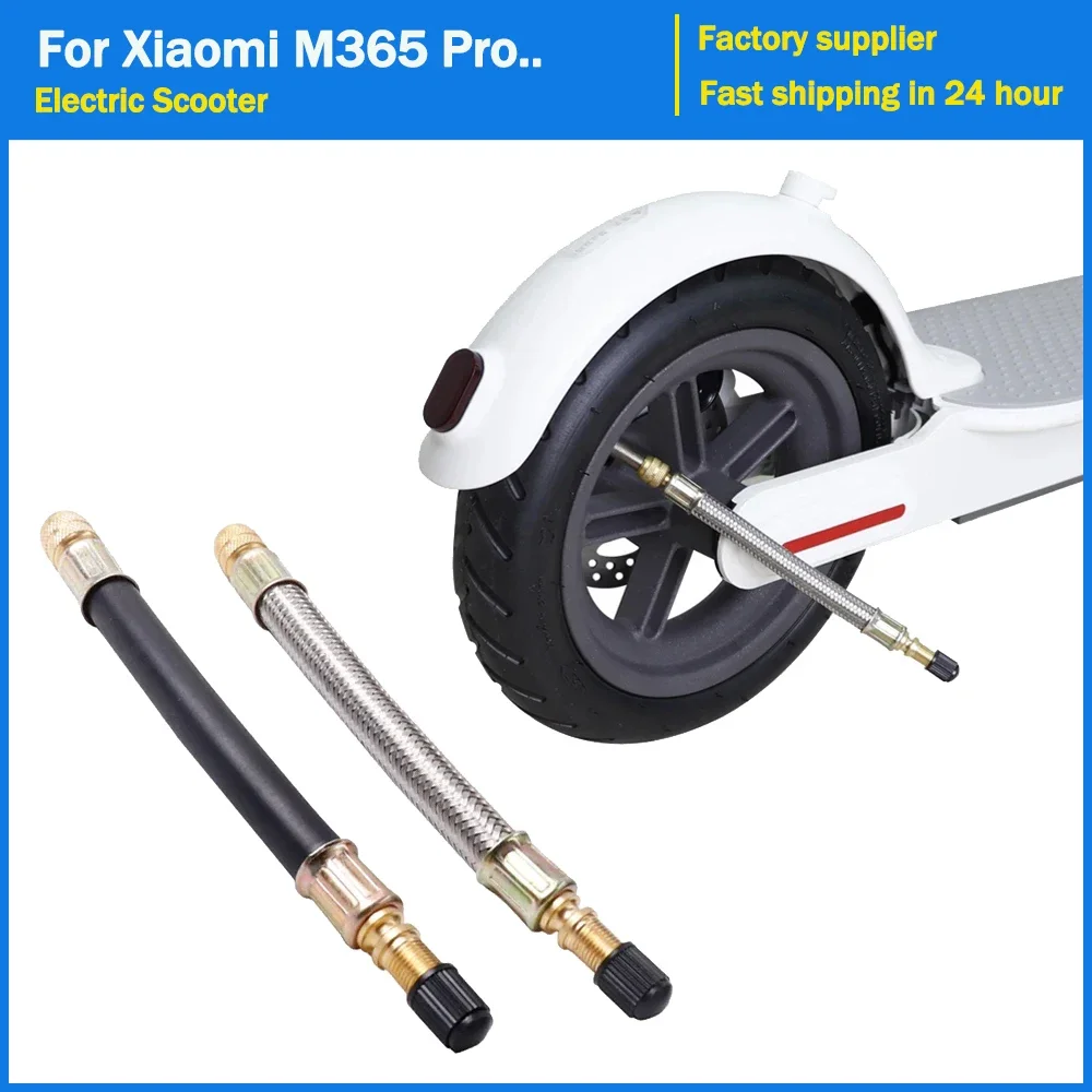 Universal Electric Scooter Wheel Tube Tire Valve Extension for Xiaomi M365 Pro 1s Pro2 Mi3 E-Scooter Inflation Extension Tube