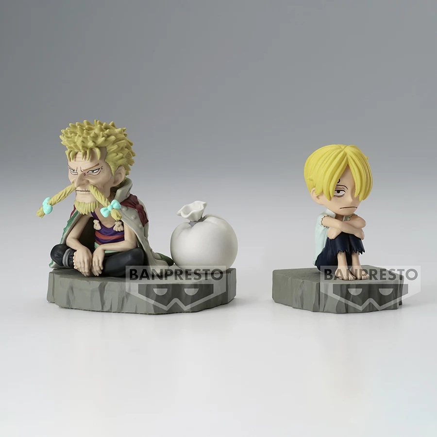 Banpresto One Piece Anime Figurines WCF Zeff Sanji PVC tokoh aksi Wcf figur koleksi Model mainan