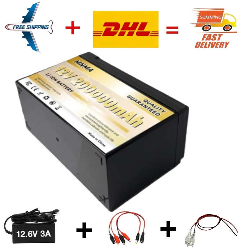 

Аккумулятор LiFePO4 глубокого циклического разряда, 12В 200Ач, более 4000 циклов перезарядки, для солнечных/ветровых электростанций, малых ИБП