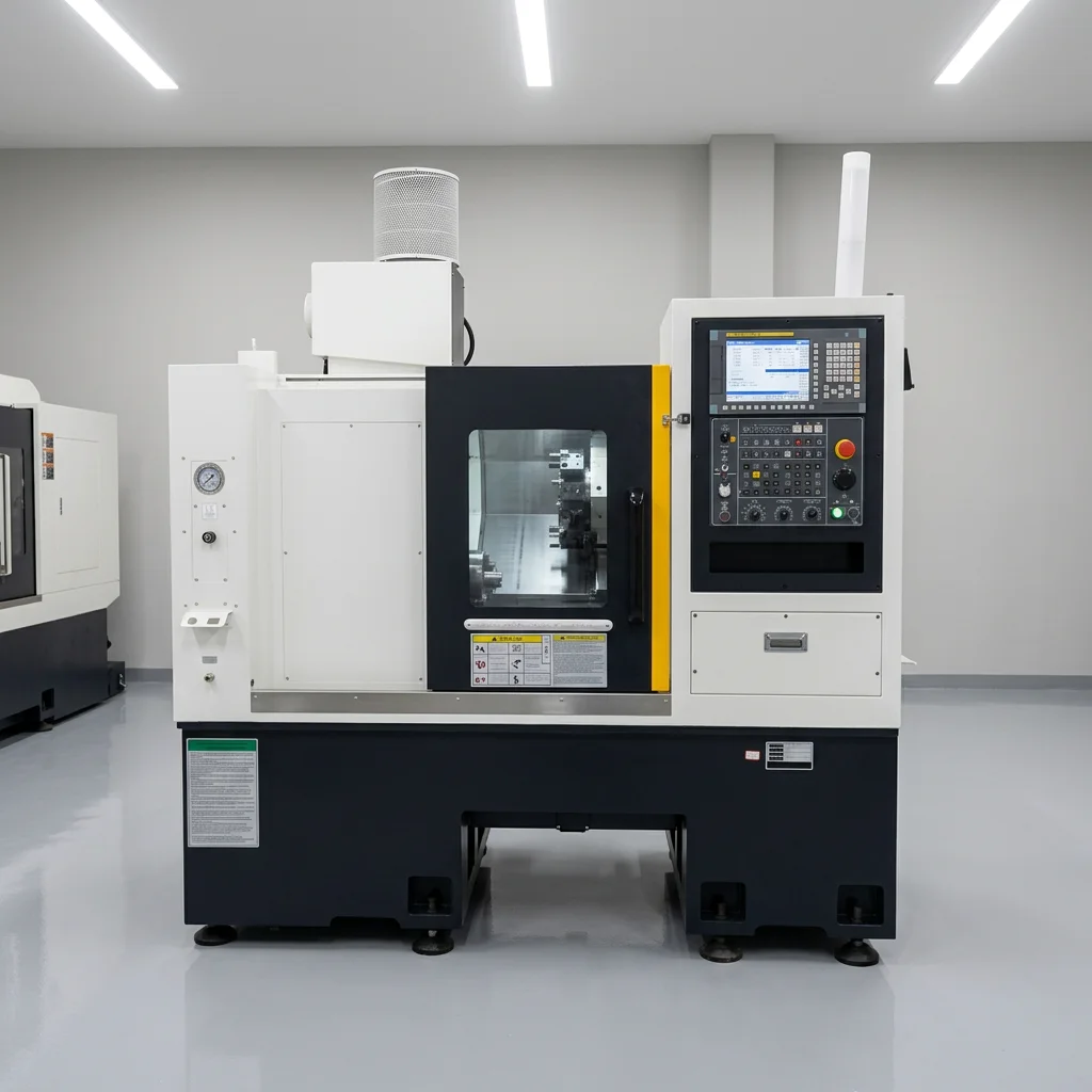 High Precision M15 Mini CNC Lathe with Automatic Bar Feeder Light Small Metal Turning Machine for Components Manufacturing