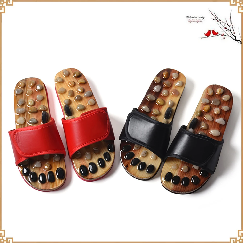 

1pcs Foot Massage Health Shoes Acupressure Slippers Non Slip Unisex Massagers Reflexology Sandals EVA Fabric Pain Relief Plantar