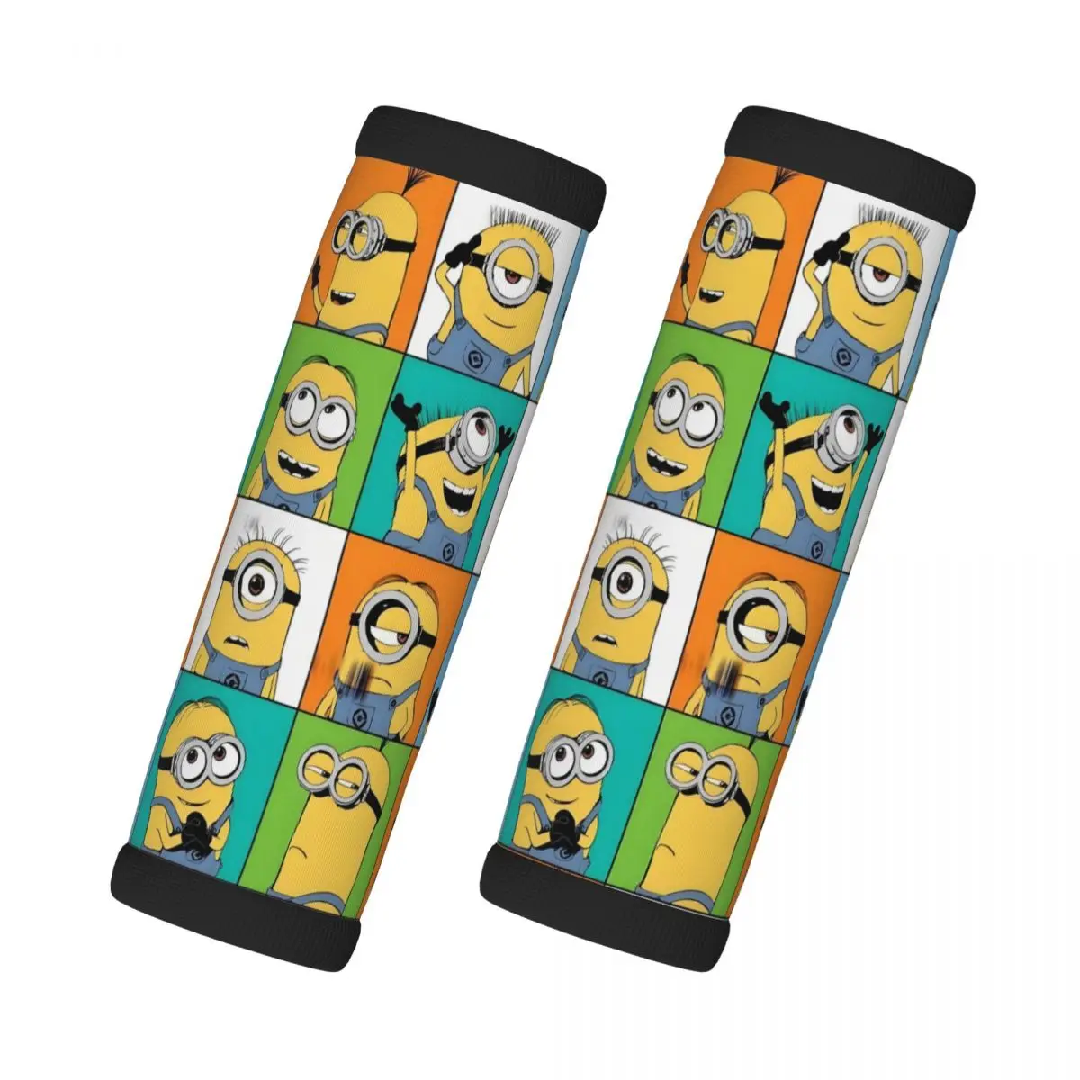 

Custom M-Minions Anime Cute Luggage Handles Wrap Grips 2 Pcs Handle Grip For Travel Bag Luggage Suitcase Airplane Comfortable