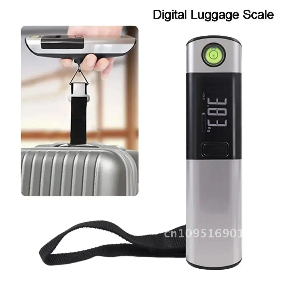 Small Luggage Scale with Battery Portable Electronic Scale Hook Weigher High-precision Home Mini 50kg Luggage Hand Portable