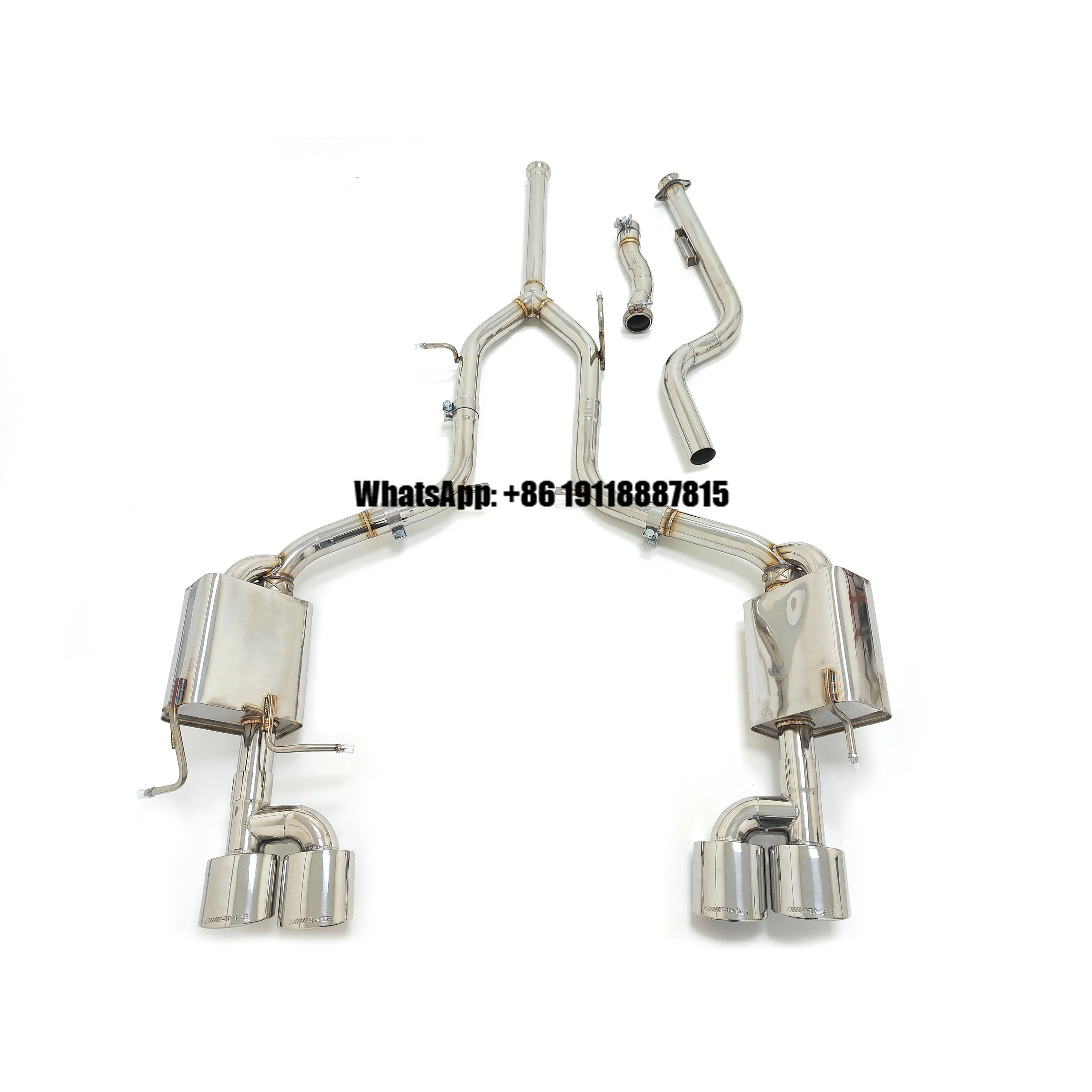 

High Quality CSZ Tuning Full Exhaust for Mercedes Benz C180 C200 C250 W204 1.8T Remote Control Valvetronic Muffler Ftrontpipe