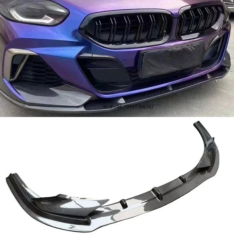 

For Z4 G29 2019-2024 AC Style Carbon Fiber Front Lip Bumper Shovel Accessory Kit Easy Installation Vacuum Molding Sports