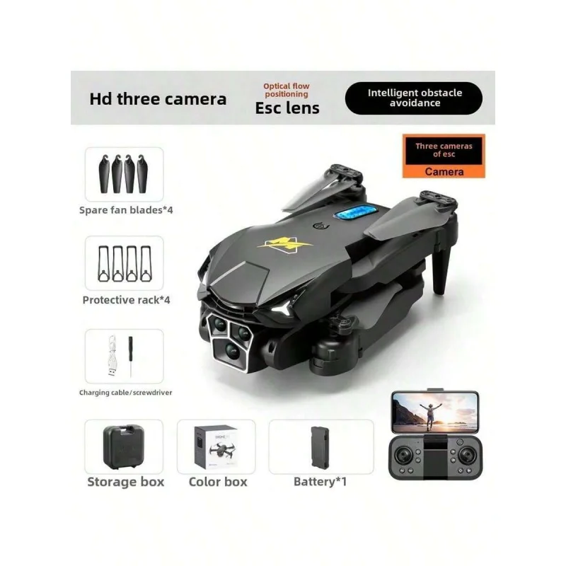 M3 Drone | Beginner-Friendly With Pro Performance, HD Camera & Obstacle Avoidance, Perfect For Aerial Shooting And Holiday Gif