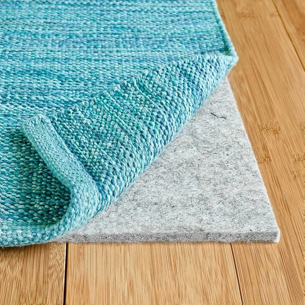 

Basics 9'x12' 1/4 Thick 100% Felt Protective Cushioning Rug Pad Safe for All Floors and Finishes Including