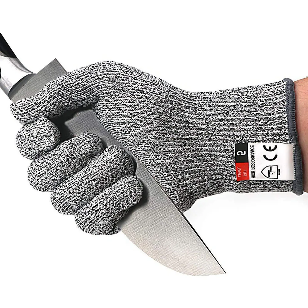 Level 5 Anti Cutting Gloves, Food Grade Kitchen Anti Scratch, Garden Woodworking Carving, Flying Kites, Catching Fish