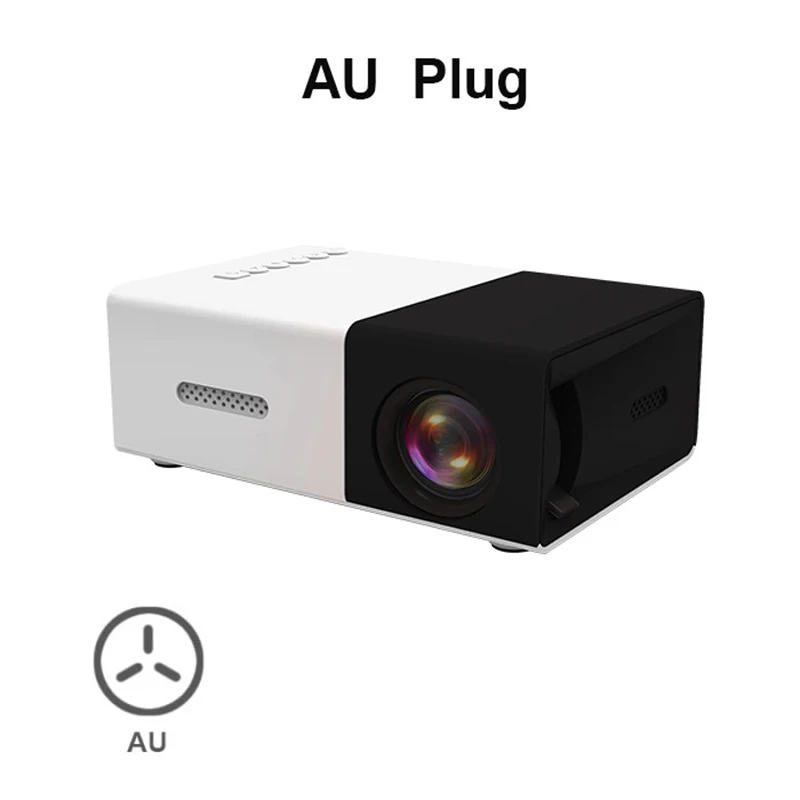 Yg300-ミニLEDプロジェクター,1080p,フルHD,3.5mm,オーディオ,HDMI,USB